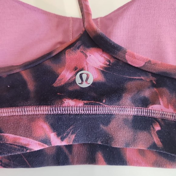 Lululemon Flow Y Nulu Women's Bra Intensity Pink - Size 4 - Picture 4 of 4